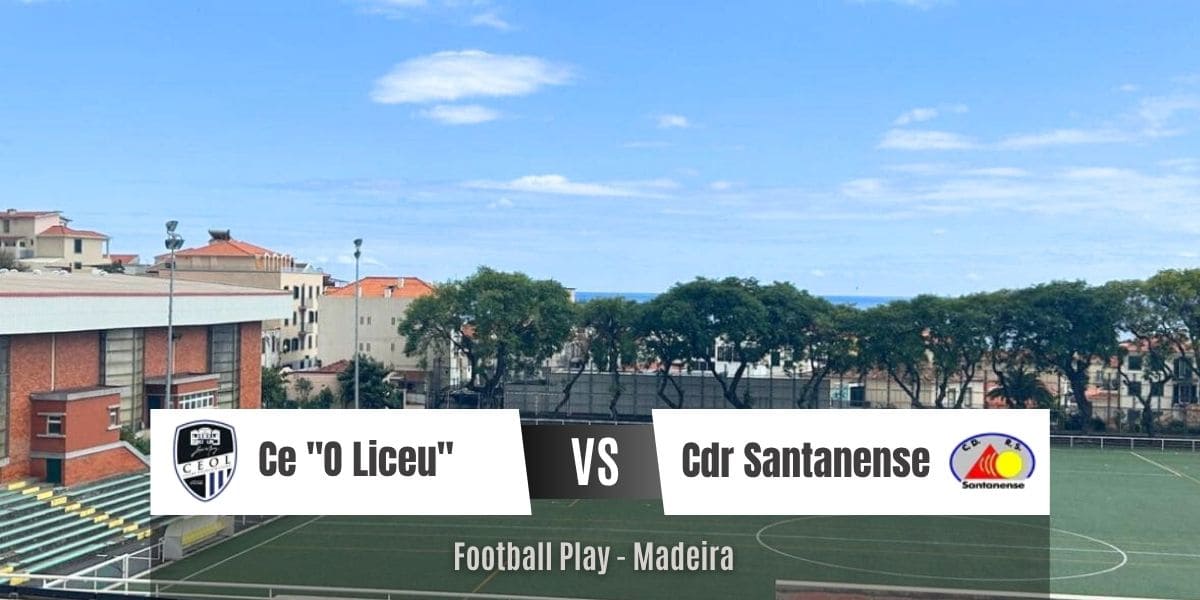 A equipa Cdr Santanense joga contra a equipa Ce 