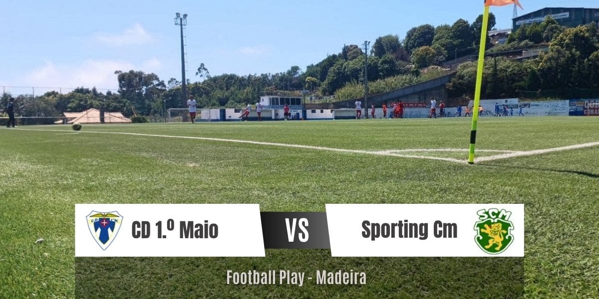 Sporting Cm vence contundentemente à equipa Cd 1.º Maio 