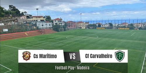 Cs Marítimo Da Madeira foi superior à equipa Cd Carvalheiro e venceu-a 4-1 (Seniores)