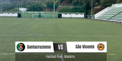 Sc Santacruzense triunfa sobre a equipa Acd São Vicente 