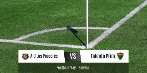 Poder ofensivo: Talentos de Primera vence por 1-5 a A.U. Los Próceres (Sub-15)