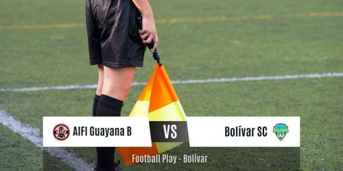 Victoria 0-2: Bolívar FC vence a AIFI de Guayana B (Sub-14)