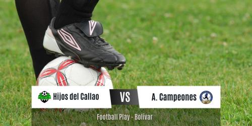 Empate entre Hijos de El Callao y Acad. Campeones 1-1 (Sub-14)