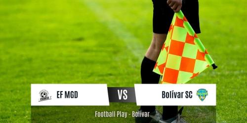 Exhibición ofensiva: EF MGD vence a Bolívar FC por 5-0 (Sub-14)