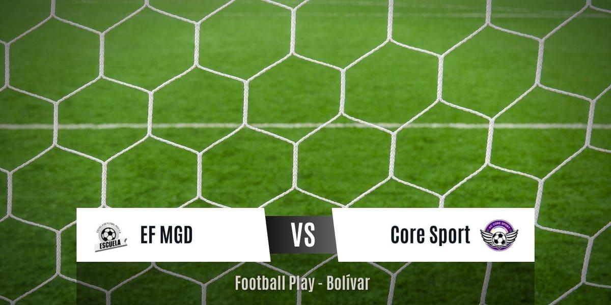 EF MGD fue superior a Core Sport y lo vence por 6-2 (Sub-14)
