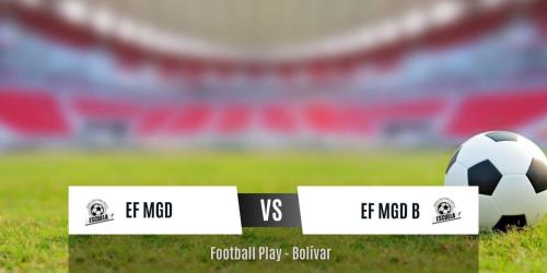 Gran demostración ofensiva: EF MGD vence a EF MGD B por 4-0 (Sub-14)