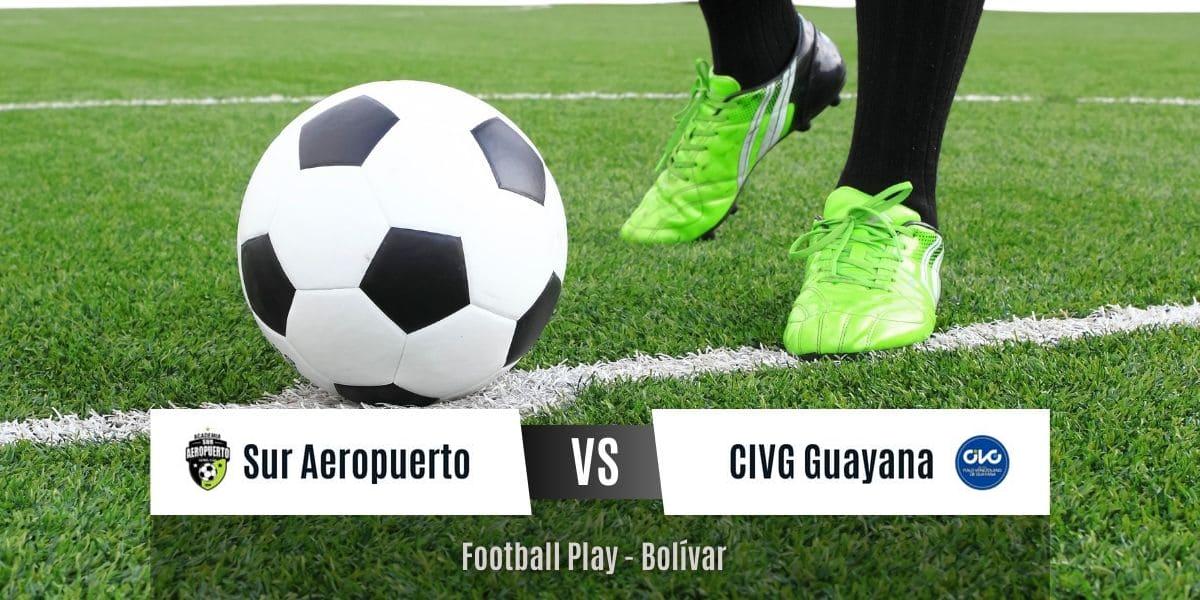 Acad. Sur Aeropuerto es derrotado por CIVG Guayana por 0-1 (Sub-15)