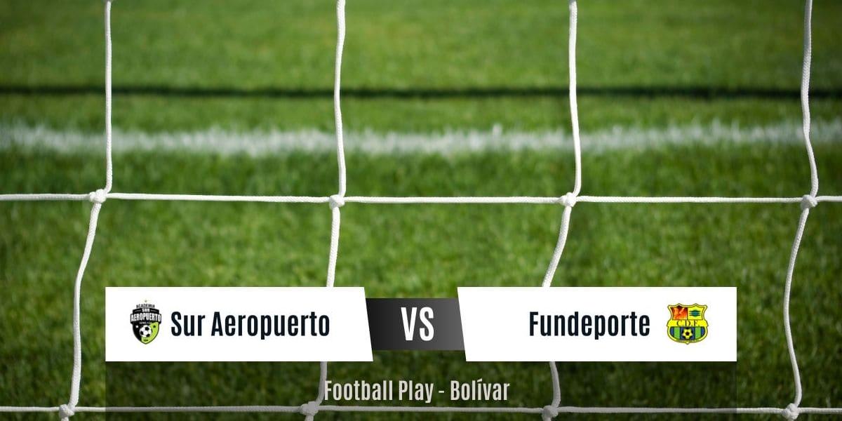 Acad. Sur Aeropuerto B y CD Fundeporte empatan 1-1 en juego intenso y emocionante (Sub-18)