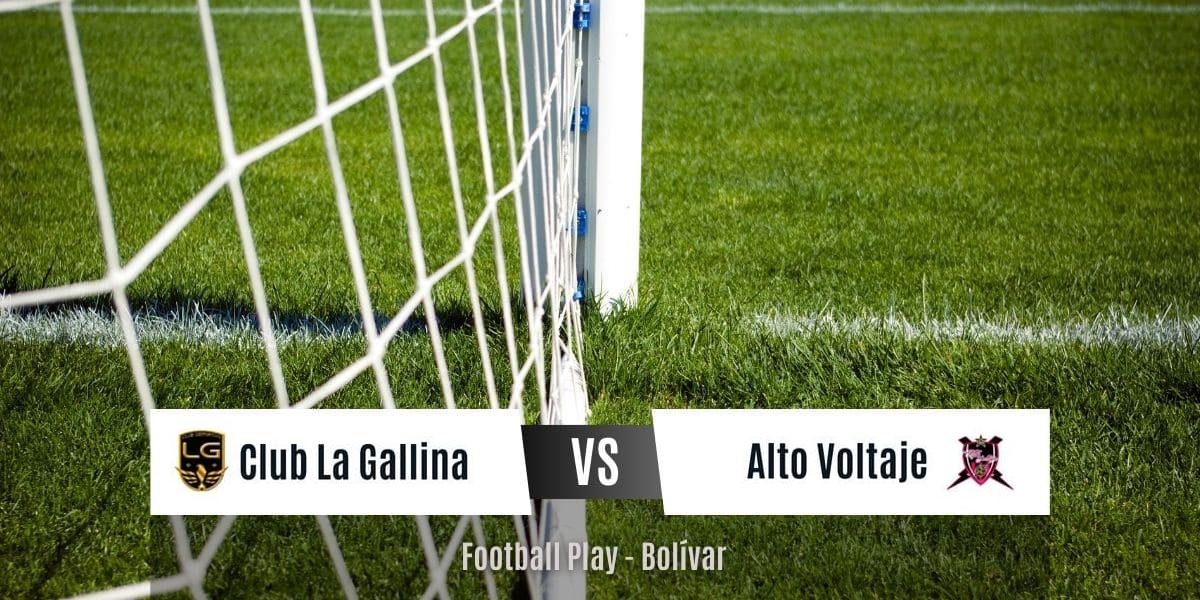 Club La Gallina convence con victoria por 3-1 frente a Alto Voltaje FC (Sub-18)