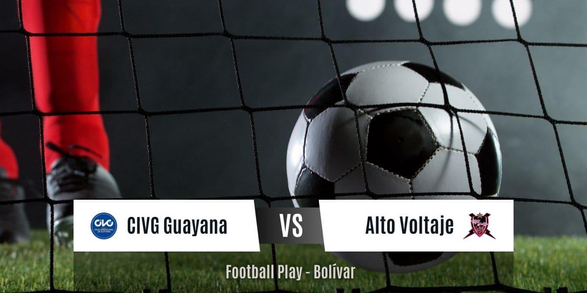 Empate 2-2 entre CIVG Guayana y Alto Voltaje FC (Sub-12)