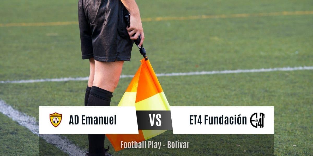 Poder ofensivo: ET4 Fundación vence por 1-4 a AD Emanuel (Sub-18)