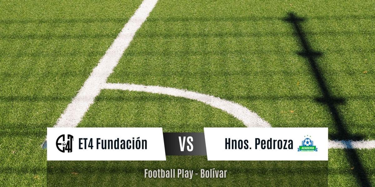 Victoria de ET4 Fundación 2-1 frente a Hermanos Pedroza (Sub-20)