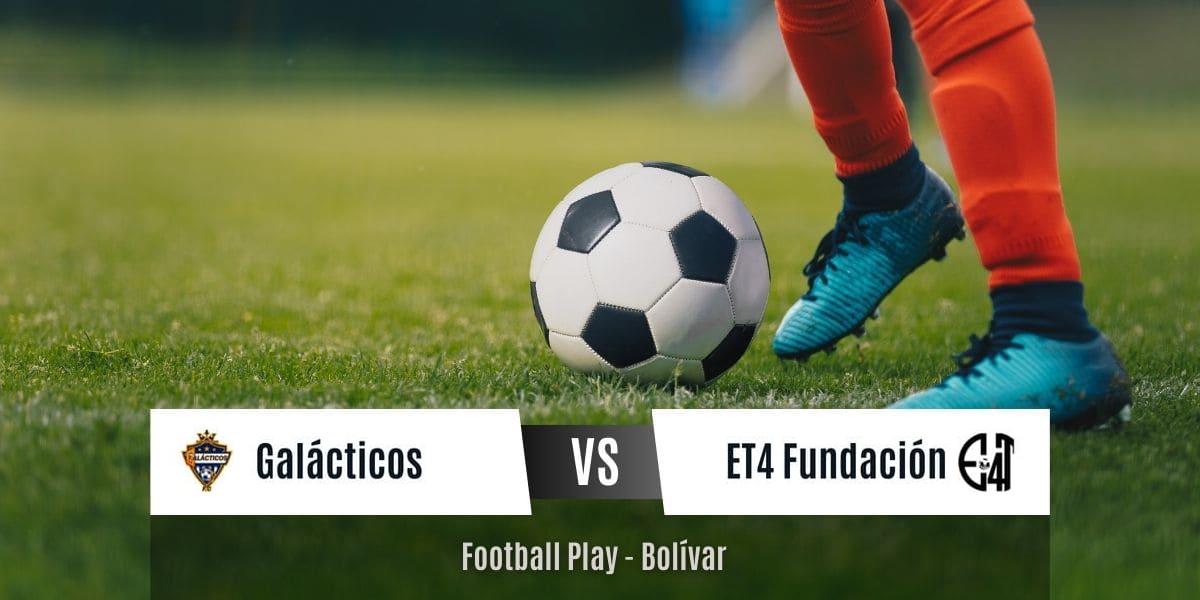 Galácticos FC y ET4 Fundación empatan 0-0 (Sub-20)