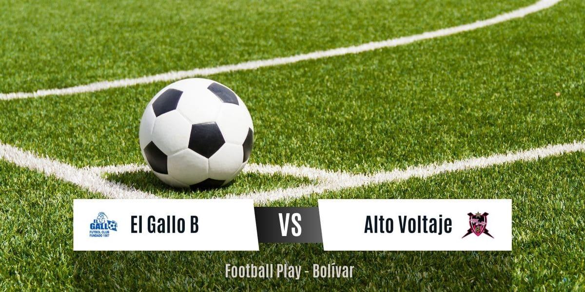 Alto Voltaje FC demuestra su poder ofensivo al vencer a El Gallo FC B por 0-8 (Sub-8)