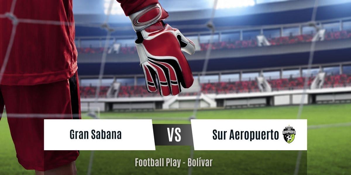 Goleada 4-0: CD Gran Sabana vence a Acad. Sur Aeropuerto (Sub-8)