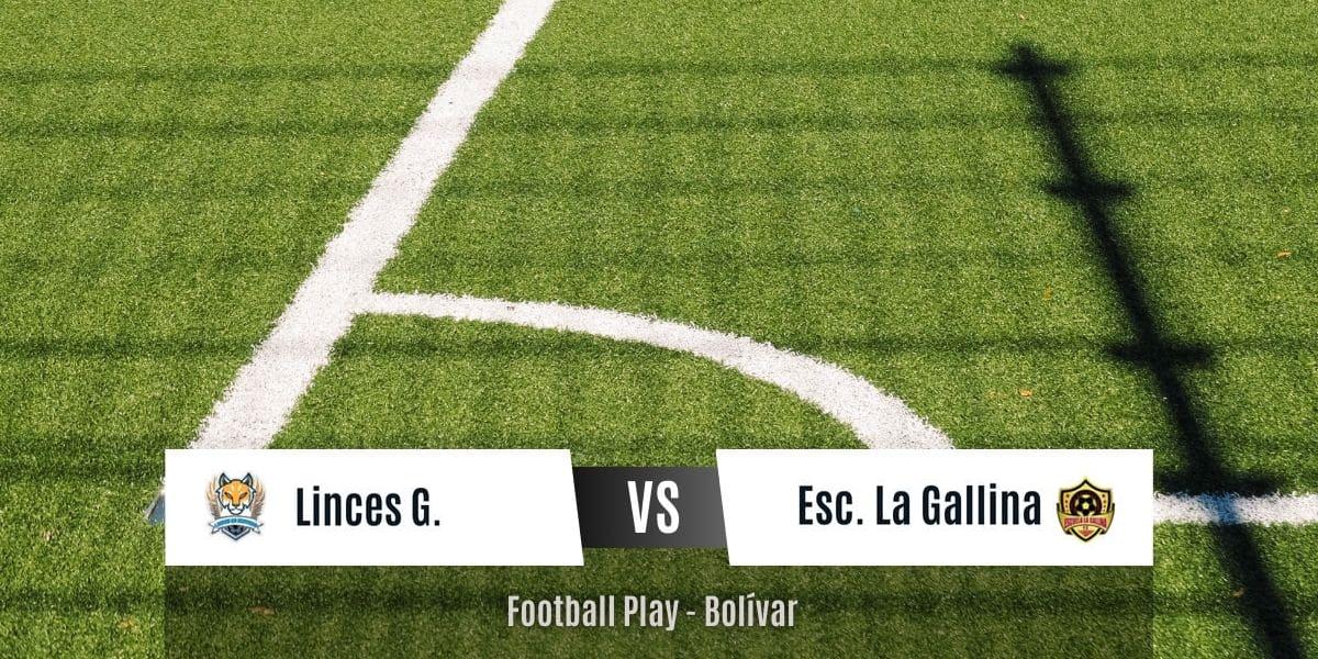 Empate 2-2 entre Linces de Guayana y Escuela La Gallina (Sub-16)