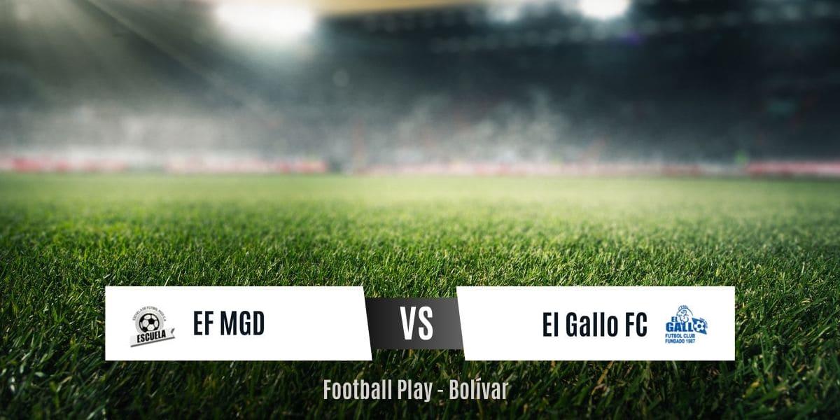 EF MGD es superado por El Gallo FC en un juego reñido por 1-2 (Sub-12)