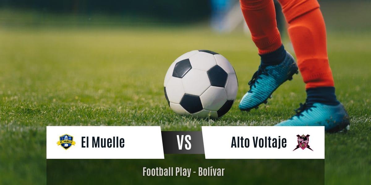 Victoria por la mínima: El Muelle FC triunfa sobre Alto Voltaje FC 1-0 (Sub-14)