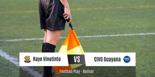 Goleada 4-1: Rayo Vinotinto vence a CIVG Guayana (Sub-10)