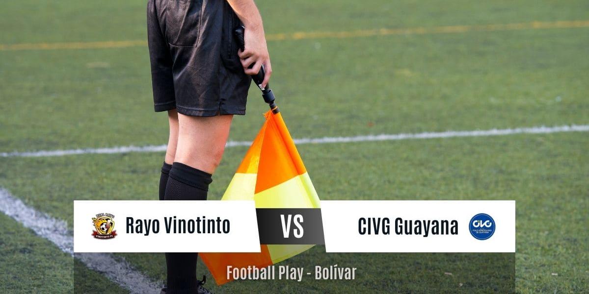 Goleada 4-1: Rayo Vinotinto vence a CIVG Guayana (Sub-10)