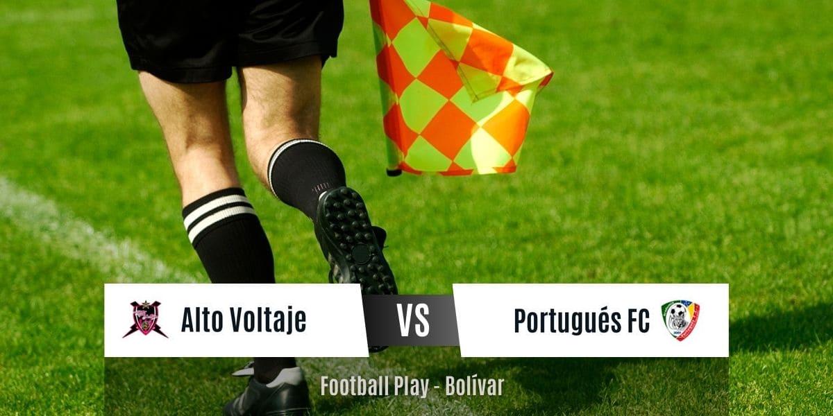 Victoria fuera de casa de Portugués FC sobre Alto Voltaje FC por 0-8 (Sub-18)