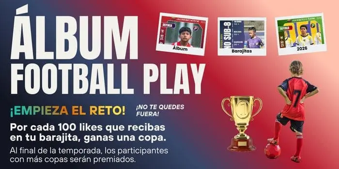 Barajita o cromo Football Play