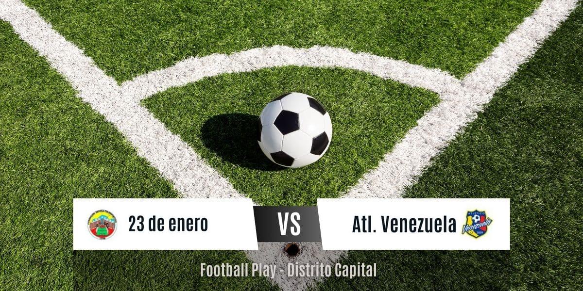 Atl. Venezuela demuestra su poder ofensivo al vencer a 23 de Enero por 0-6 (Sub-20)