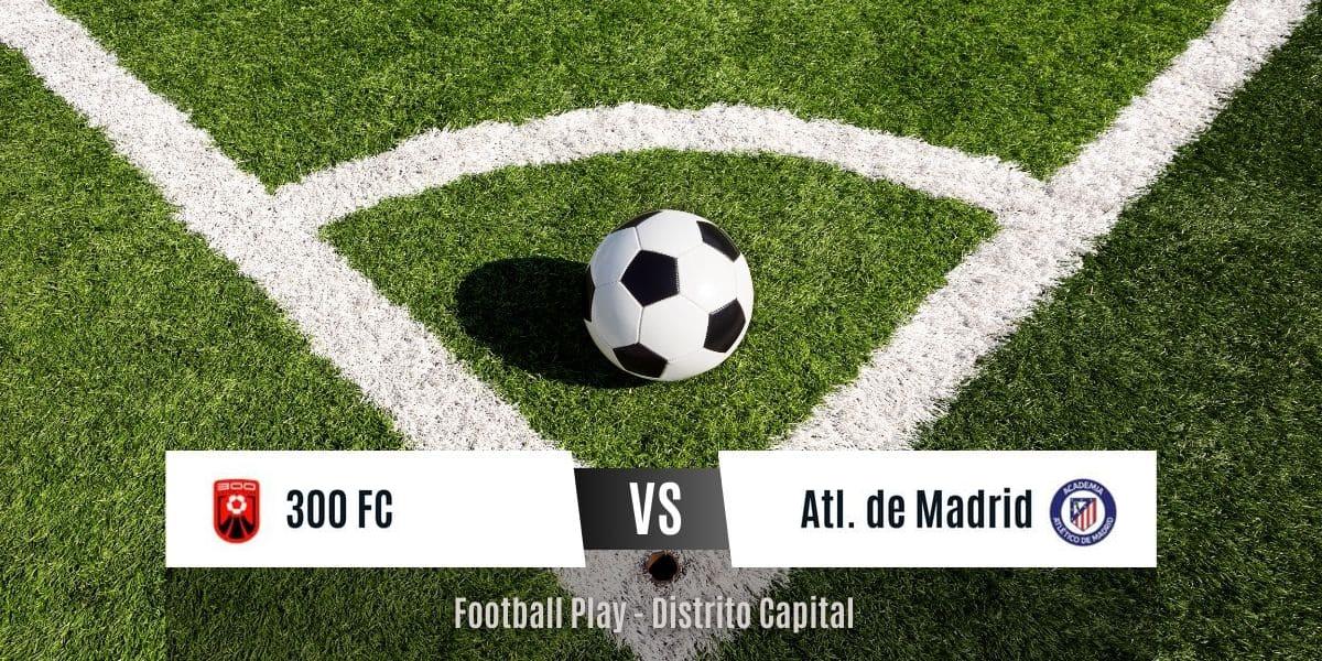 Un 300 FC más ofensivo derrota a Atl. de Madrid por 3-1 (Sub-12)