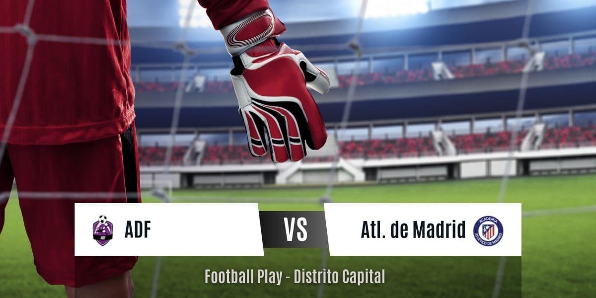 Atl. Madrid vence a ADF 0-2 con buen juego (Sub-14)