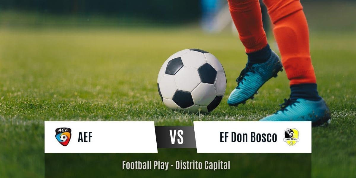 AEF convence con victoria por 2-0 frente a EF Don Bosco (Sub-14)
