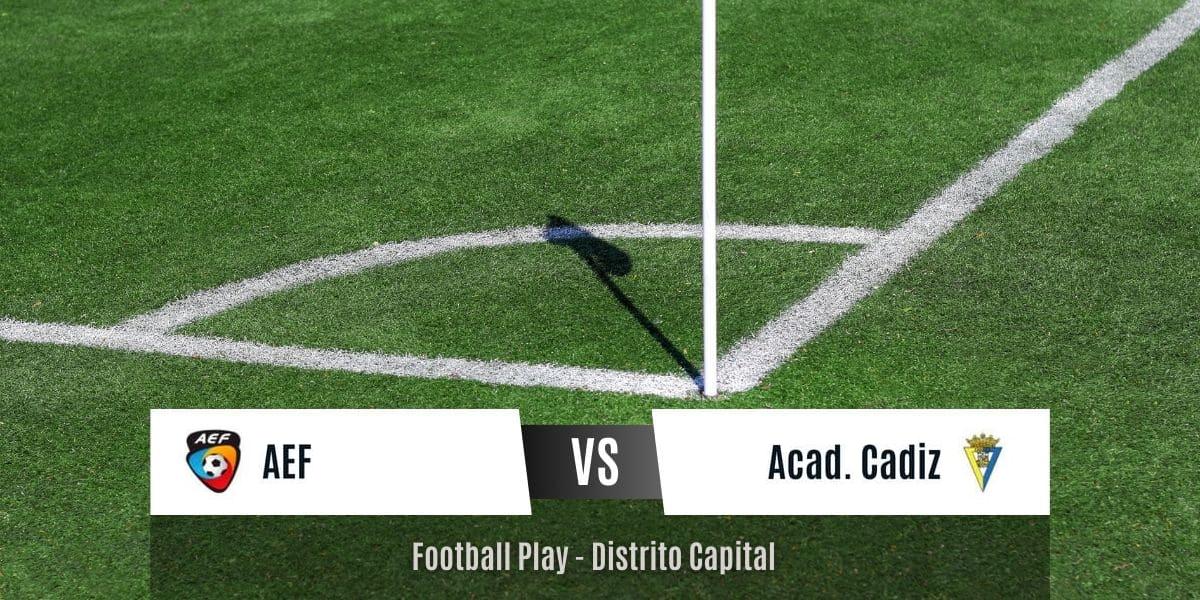 Juego sin goles entre AEF y Academia Cadiz (Sub-20)
