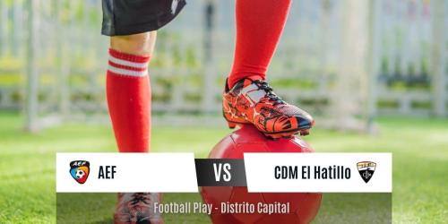 Juego sin goles entre AEF y CDM El Hatillo (Sub-18)