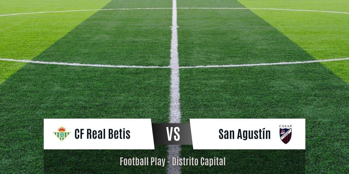 CF Real Betis - San Agustín, 2-2: Juego equilibrado (Sub-10)
