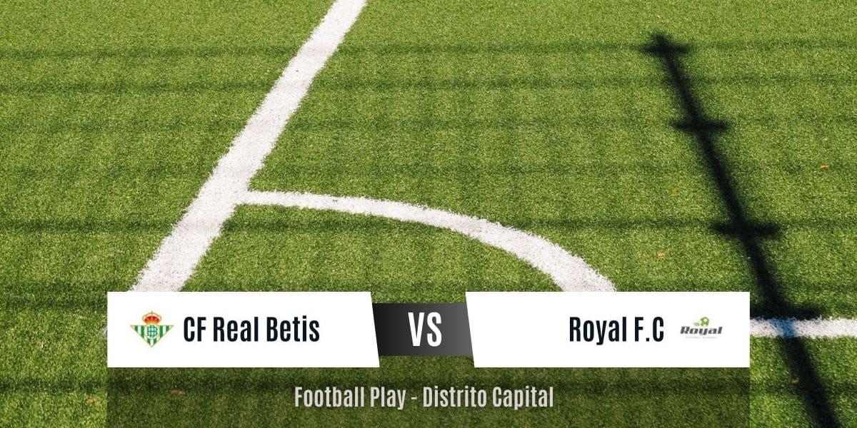 CF Real Betis fue superior a Royal F.A y lo vence por 8-0 (Sub-14)