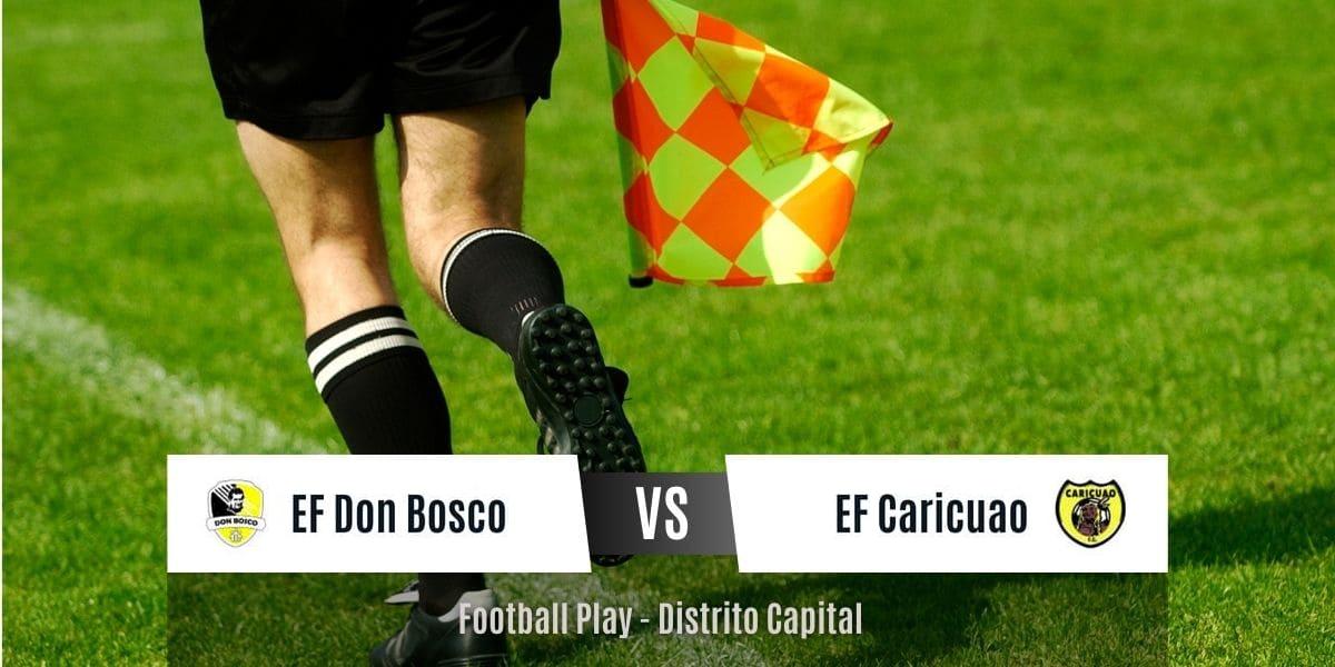 Emocionante juego sin goles entre EF Don Bosco y EF Caricuao FC (Sub-14)