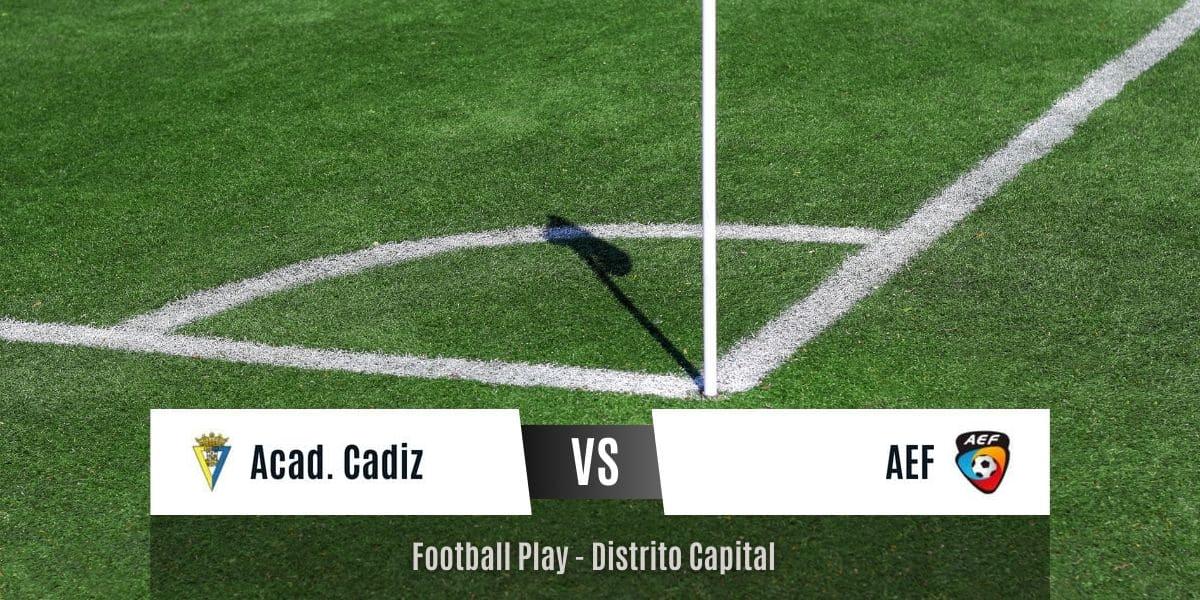 AEF juega con Academia Cadiz y lo vence 1-2 (Sub-20)