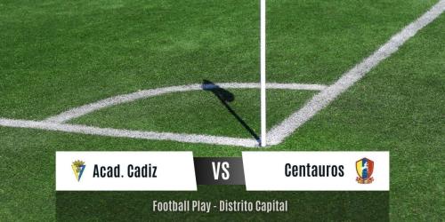 Centauros vence a Academia Cadiz por 1-3 con buen fútbol (Primera)
