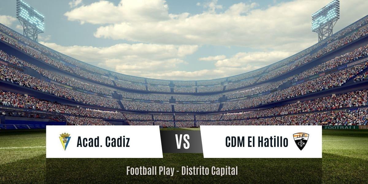 CDM El Hatillo juega con Academia Cadiz y lo vence 1-2 (Sub-20)