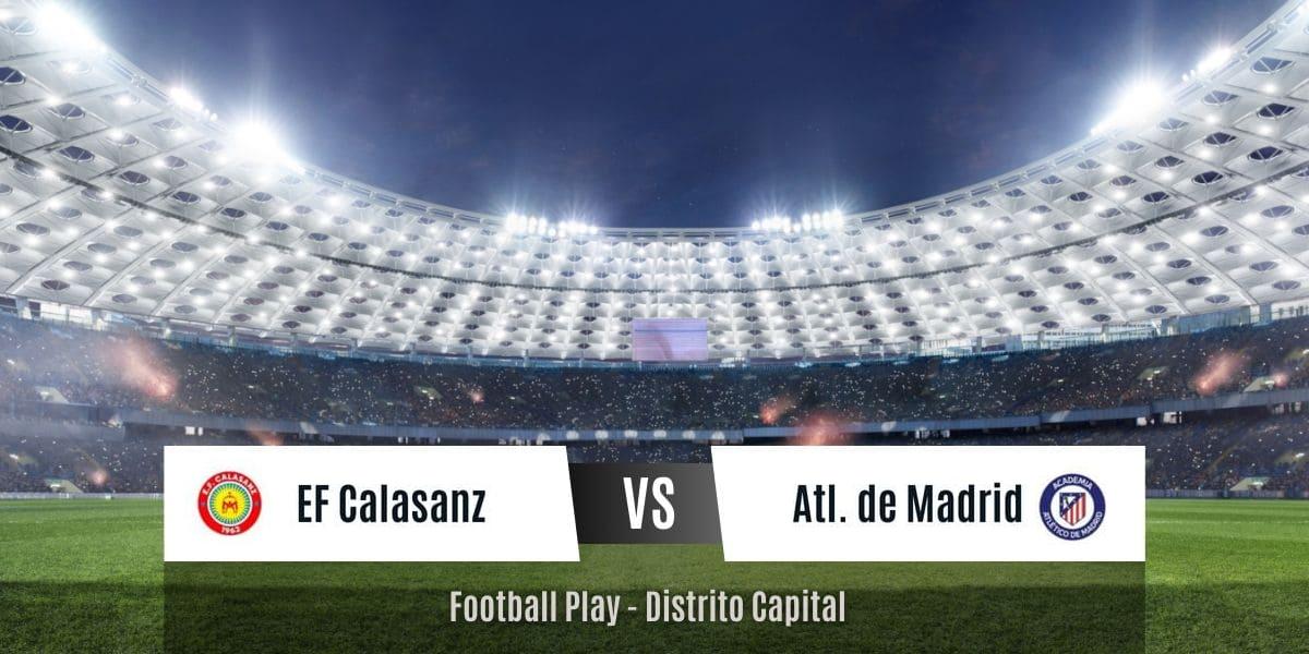 Atlético de Madrid juega con EF Calasanz y lo vence 1-2 (Sub-12)