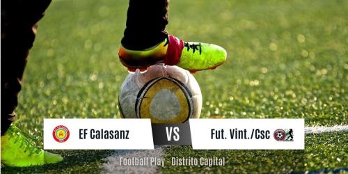 EF Calasanz y Fut. Vinotinto/Csc empatan 1-1 en un juego intenso (Sub-14)