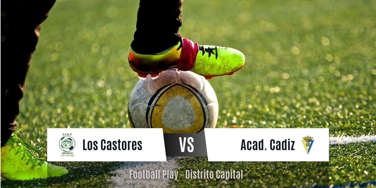 Empate 3-3 entre Dvo Los Castores y Academia Cadiz (Sub-18)