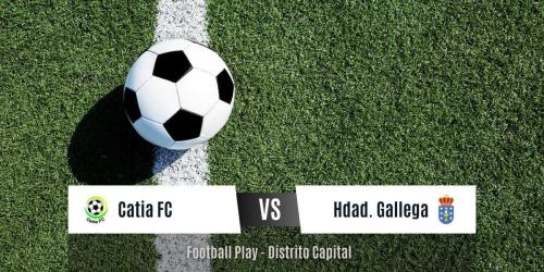 Catia FC - Hermandad Gallega, 1-1: Juego equilibrado (Sub-12)