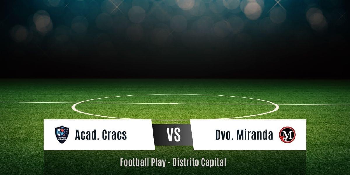 Victoria de Academia Cracs 2-1 frente a Dvo. Miranda (IG) (Sub-18)
