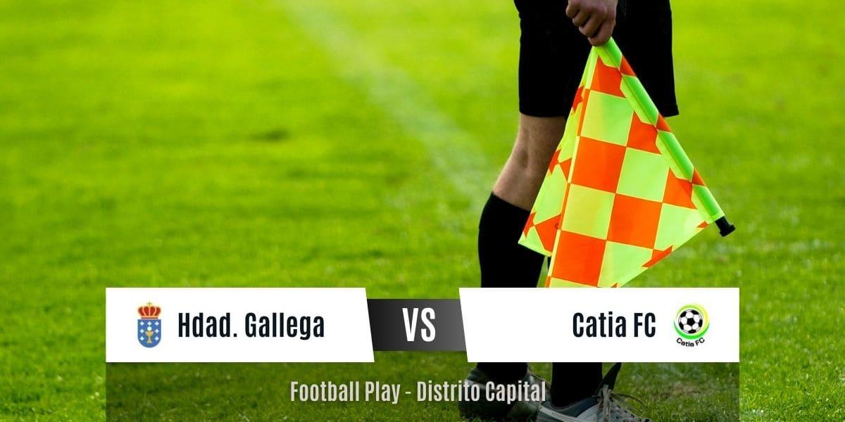 Derrota de Hermandad Gallega frente a Catia FC por la mínima (Sub-18)