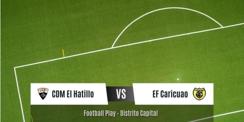 EF Caricuao FC vence a CDM El Hatillo 0-2 con buen juego (Sub-14)