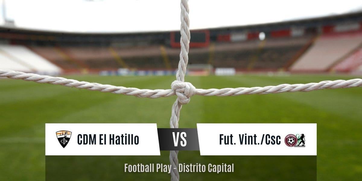 Derrota de CDM El Hatillo frente a Fut. Vinotinto/Csc por la mínima (Sub-16)