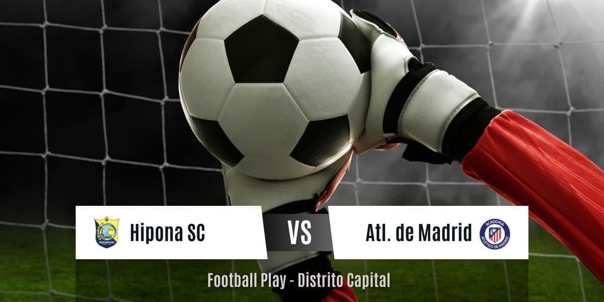 Hipona SC triunfa sobre Atl. de Madrid 1-0 en juego cerrado (Sub-10)