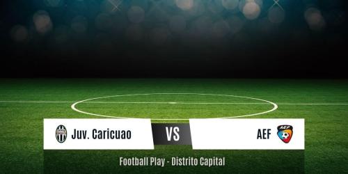 Victoria fuera de casa de AEF sobre Juv. Caricuao por 0-6 (Liga de Desarrollo Sub-14)