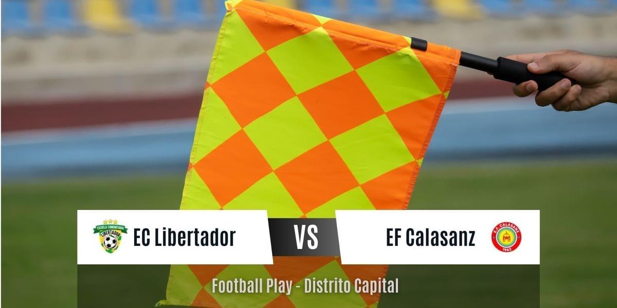 Victoria de EC Libertador 2-1 frente a EF Calasanz (Sub-18)