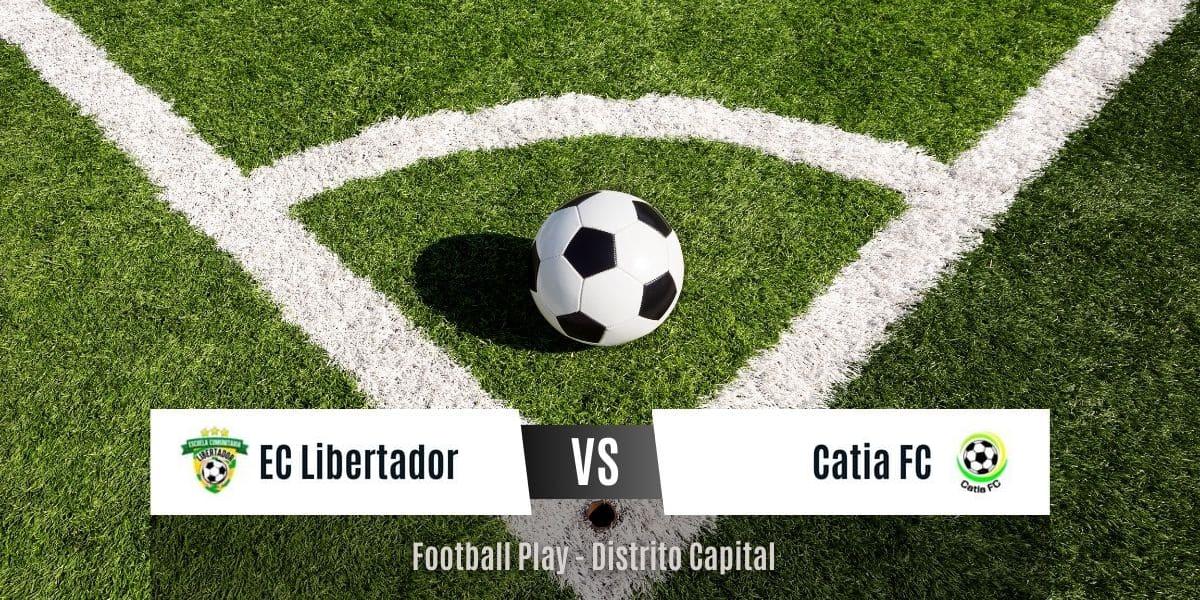Derrota de EC Libertador frente a Catia FC por la mínima (Sub-14)